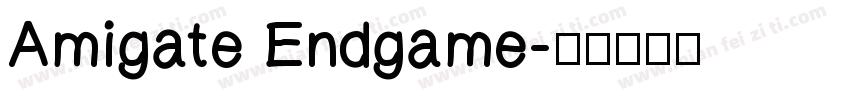 Amigate Endgame字体转换